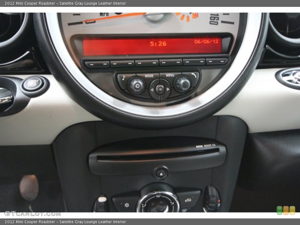 Satellite Gray Lounge Leather Interior Controls for the 2012 Mini Cooper Roadster #66307922