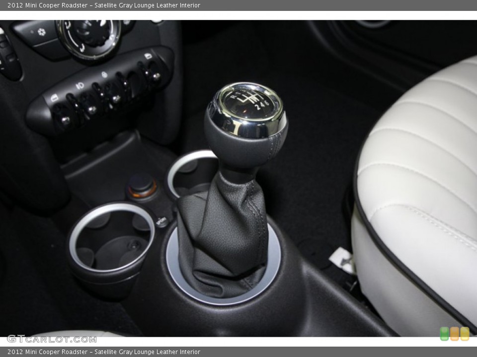 Satellite Gray Lounge Leather Interior Transmission for the 2012 Mini Cooper Roadster #66307958