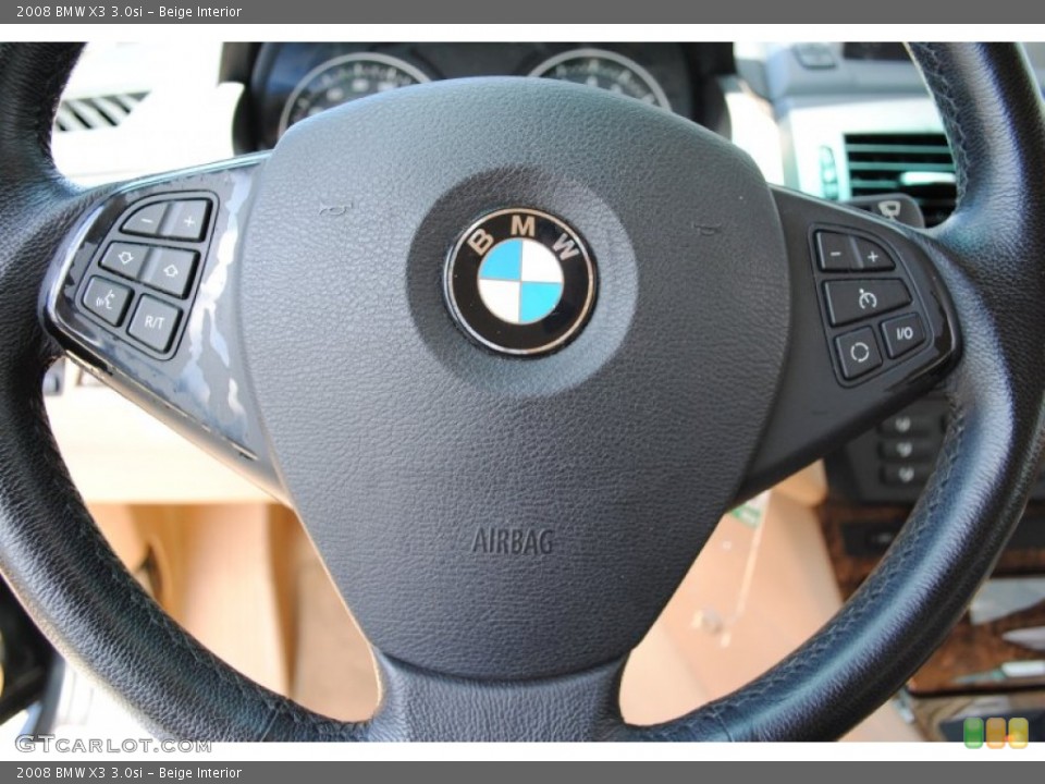 Beige Interior Controls for the 2008 BMW X3 3.0si #66308630