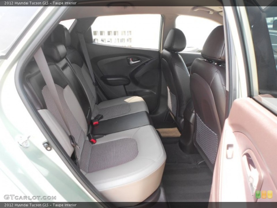 Taupe Interior Rear Seat for the 2012 Hyundai Tucson GLS #66312335