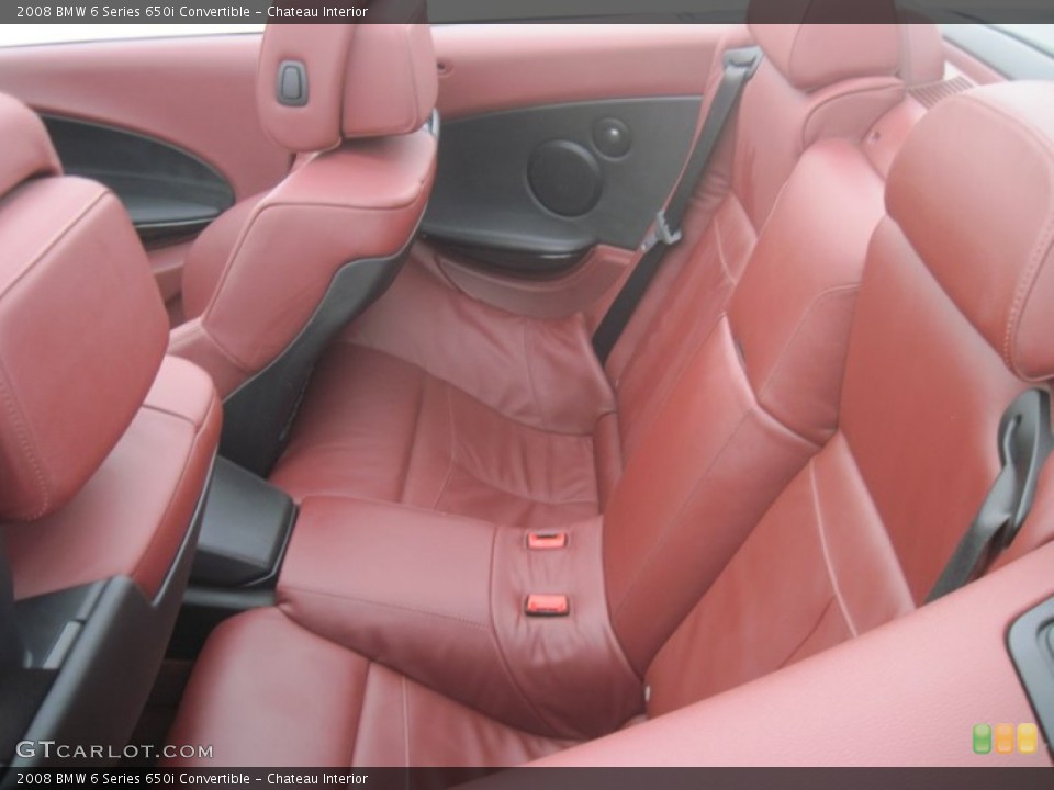 Chateau Interior Rear Seat for the 2008 BMW 6 Series 650i Convertible #66312794