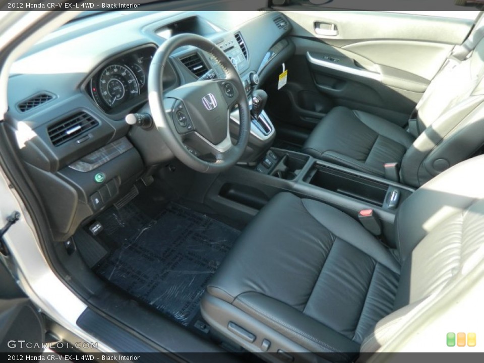 Black Interior Photo for the 2012 Honda CR-V EX-L 4WD #66312905