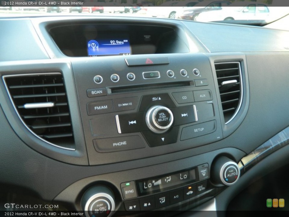 Black Interior Controls for the 2012 Honda CR-V EX-L 4WD #66312971