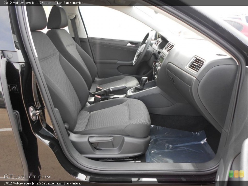 Titan Black Interior Photo for the 2012 Volkswagen Jetta S Sedan #66313397