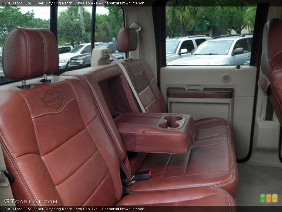 Chaparral Brown Interior Rear Seat for the 2008 Ford F350 Super Duty King Ranch Crew Cab 4x4 #66313995