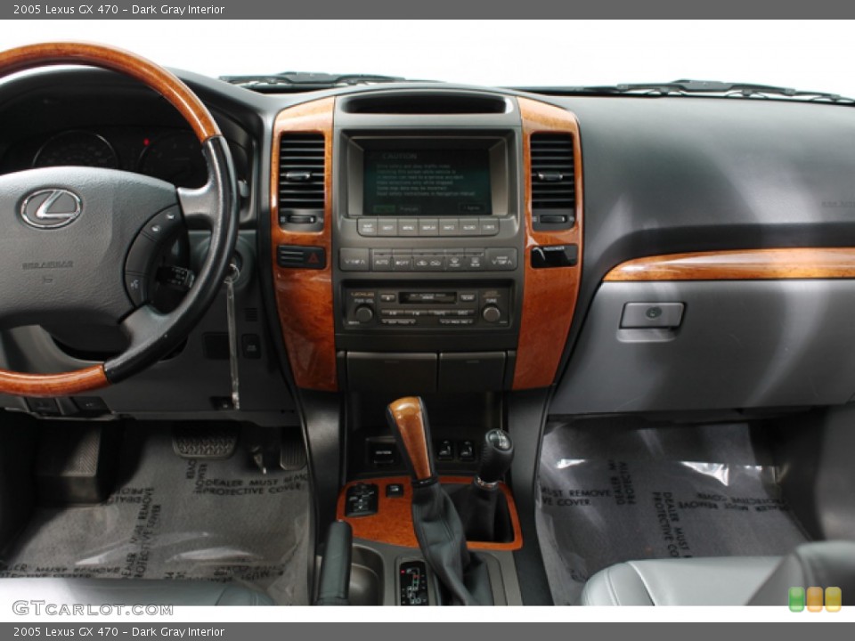 Dark Gray Interior Controls for the 2005 Lexus GX 470 #66314415