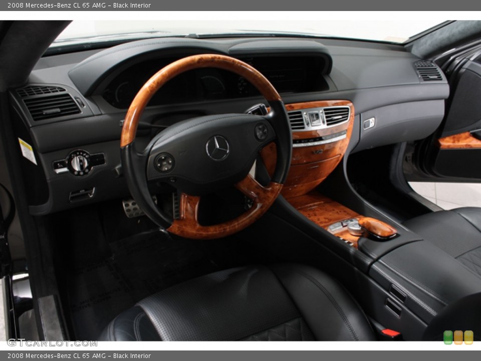 Black Interior Photo for the 2008 Mercedes-Benz CL 65 AMG #66314652