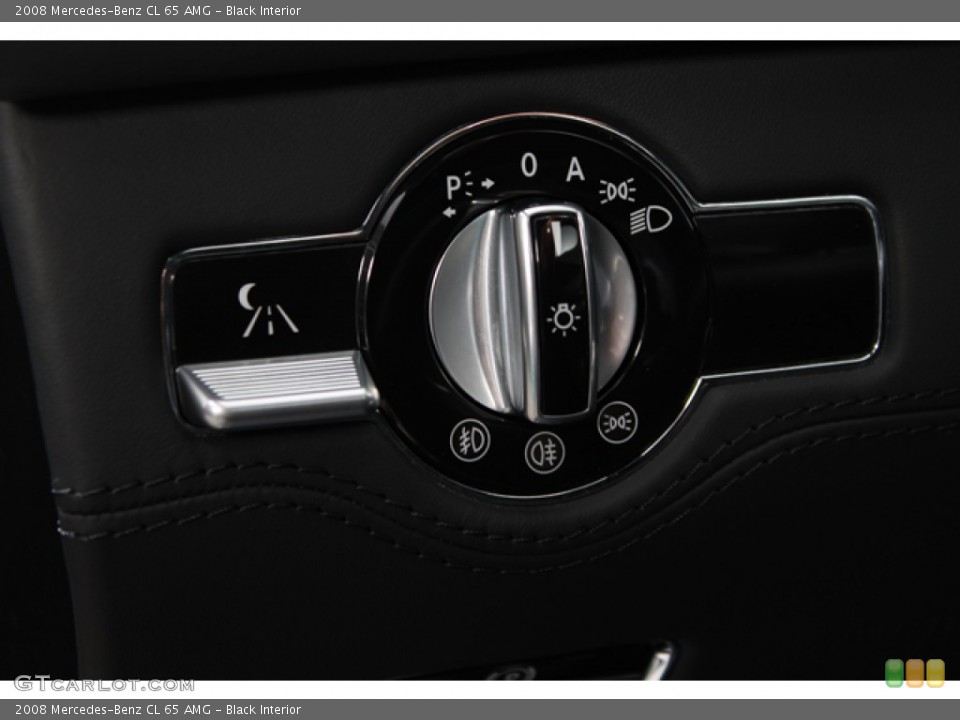Black Interior Controls for the 2008 Mercedes-Benz CL 65 AMG #66314739