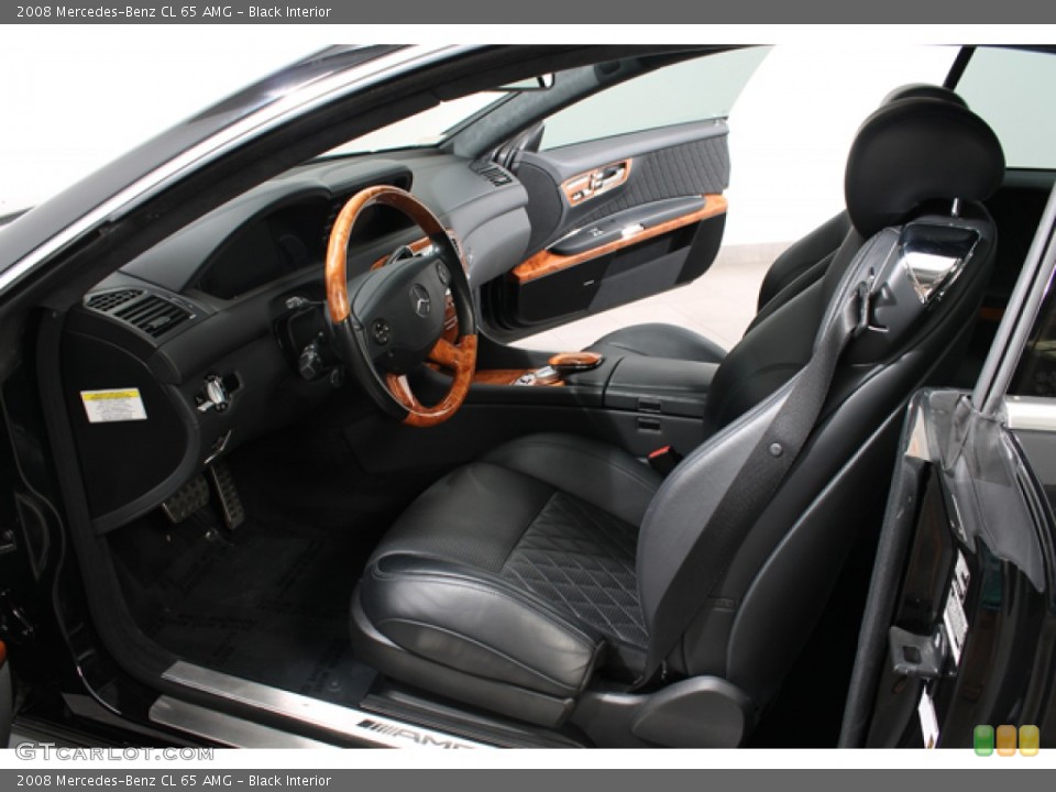 Black Interior Photo for the 2008 Mercedes-Benz CL 65 AMG #66314748
