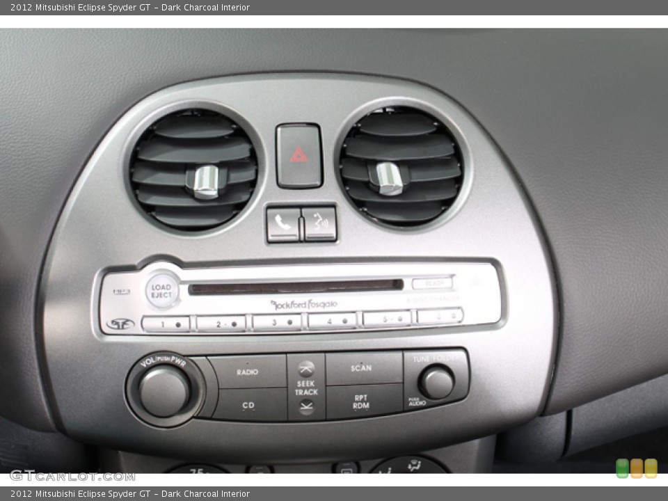 Dark Charcoal Interior Controls for the 2012 Mitsubishi Eclipse Spyder GT #66315660