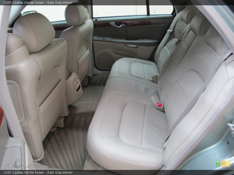 Dark Gray Interior Rear Seat for the 2005 Cadillac DeVille Sedan #66317292