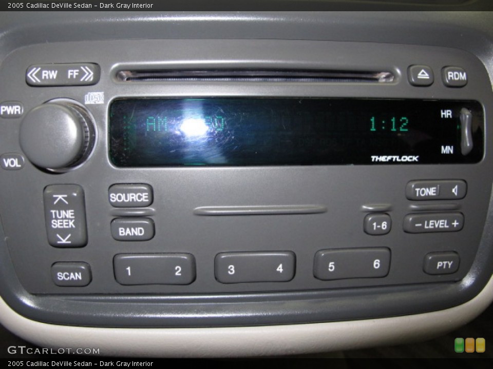 Dark Gray Interior Audio System for the 2005 Cadillac DeVille Sedan #66317445