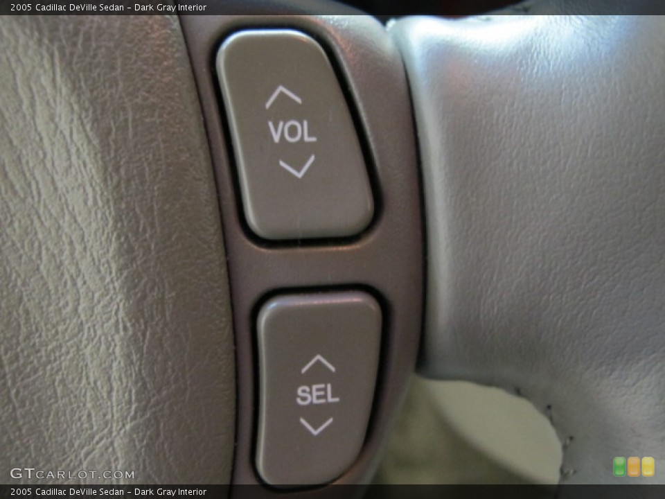 Dark Gray Interior Controls for the 2005 Cadillac DeVille Sedan #66317499