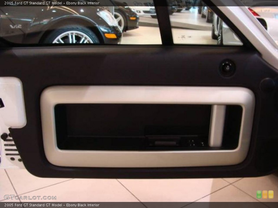 Ebony Black Interior Door Panel for the 2005 Ford GT  #6631784