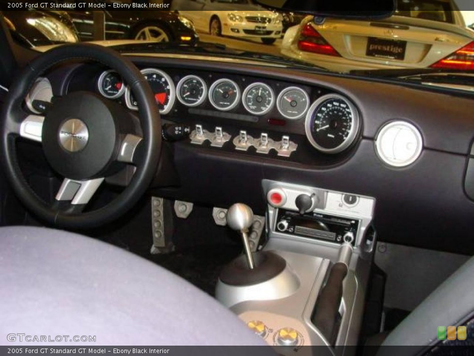 Ebony Black Interior Dashboard for the 2005 Ford GT  #6631799