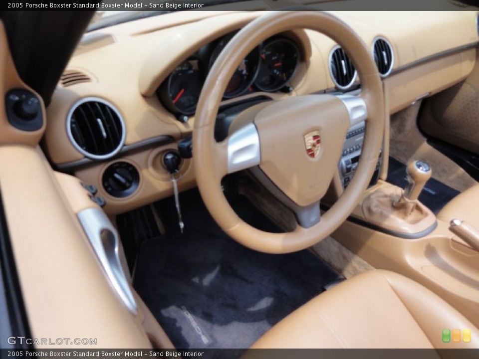 Sand Beige Interior Photo for the 2005 Porsche Boxster  #66318030