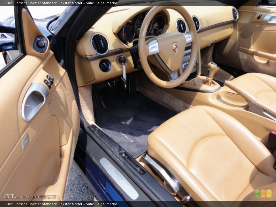 Sand Beige Interior Photo for the 2005 Porsche Boxster  #66318039