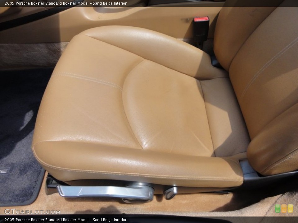 Sand Beige Interior Front Seat for the 2005 Porsche Boxster  #66318066