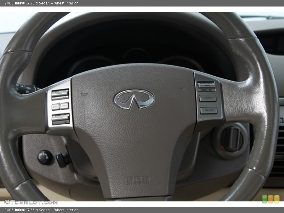 Wheat Interior Steering Wheel for the 2005 Infiniti G 35 x Sedan #66318197