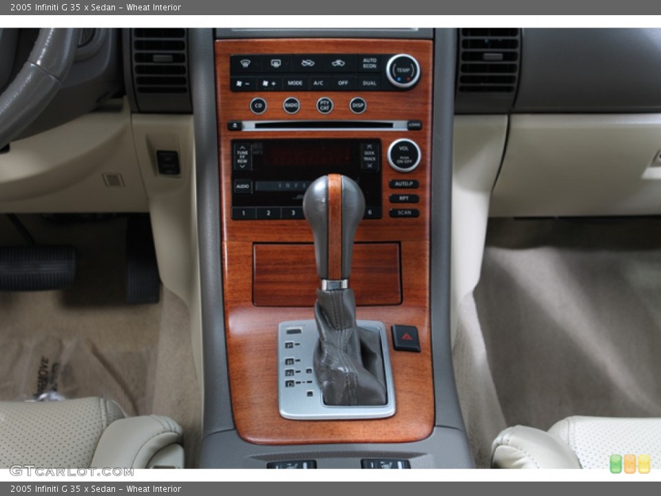 Wheat Interior Transmission for the 2005 Infiniti G 35 x Sedan #66318228