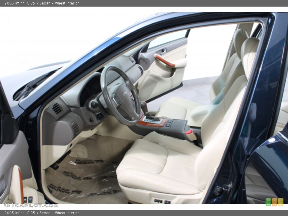 Wheat Interior Front Seat for the 2005 Infiniti G 35 x Sedan #66318309
