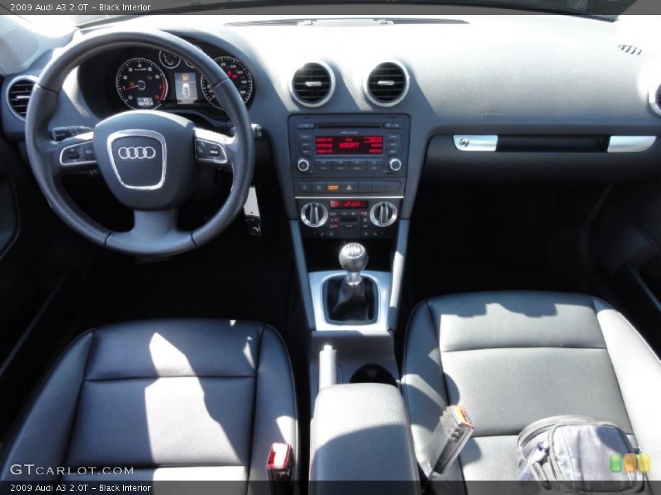 Black Interior Dashboard for the 2009 Audi A3 2.0T #66320535