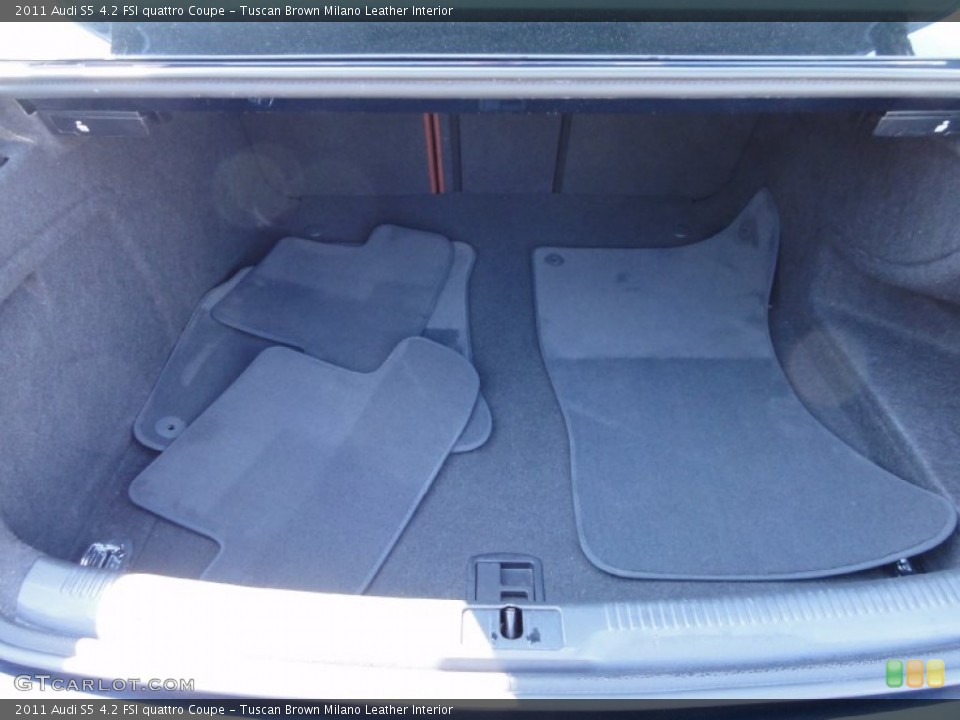 Tuscan Brown Milano Leather Interior Trunk for the 2011 Audi S5 4.2 FSI quattro Coupe #66321579
