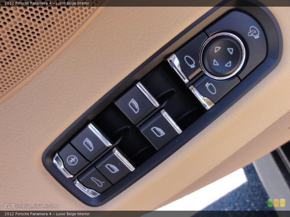 Luxor Beige Interior Controls for the 2012 Porsche Panamera 4 #66323295