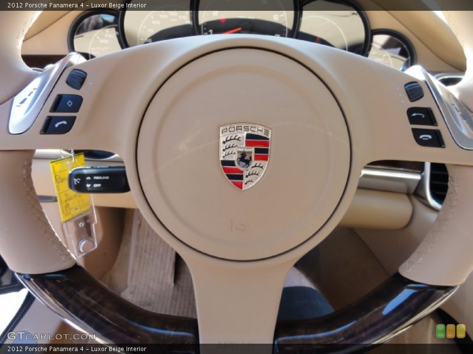 Luxor Beige Interior Steering Wheel for the 2012 Porsche Panamera 4 #66323574
