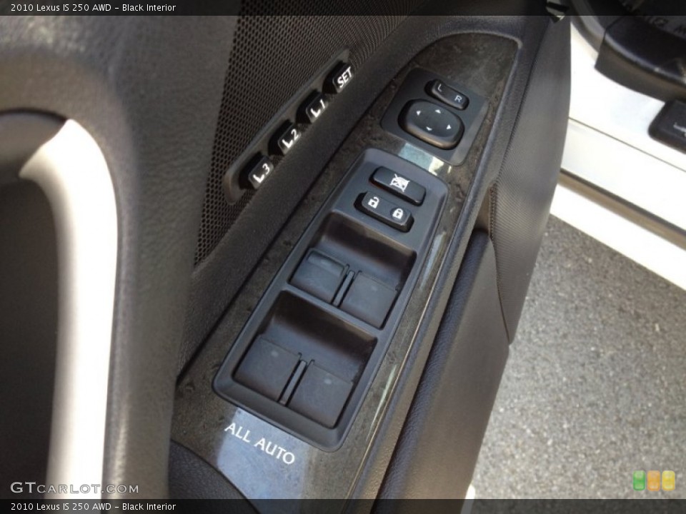 Black Interior Controls for the 2010 Lexus IS 250 AWD #66323739