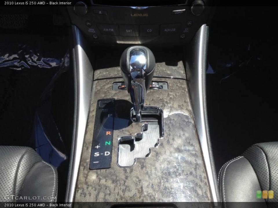 Black Interior Transmission for the 2010 Lexus IS 250 AWD #66323781