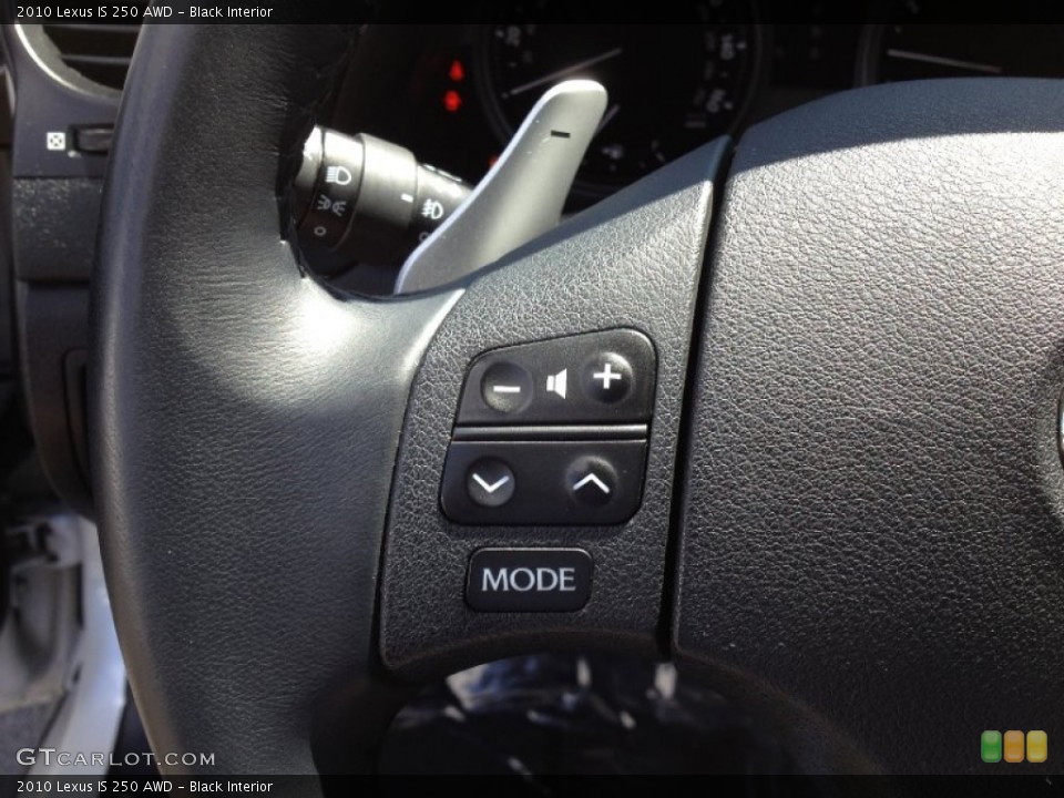 Black Interior Controls for the 2010 Lexus IS 250 AWD #66323802