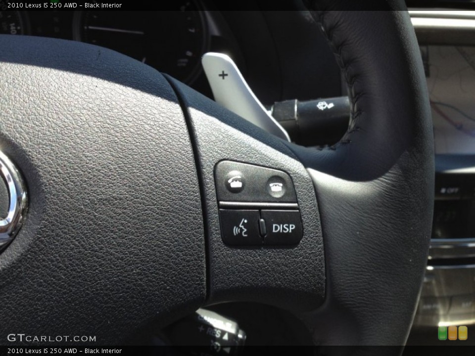 Black Interior Controls for the 2010 Lexus IS 250 AWD #66323811