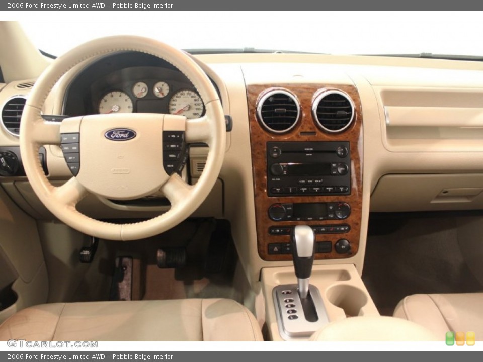 Pebble Beige Interior Dashboard for the 2006 Ford Freestyle Limited AWD #66324751