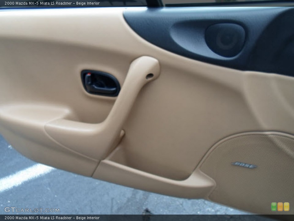 Beige Interior Door Panel for the 2000 Mazda MX-5 Miata LS Roadster #66325175