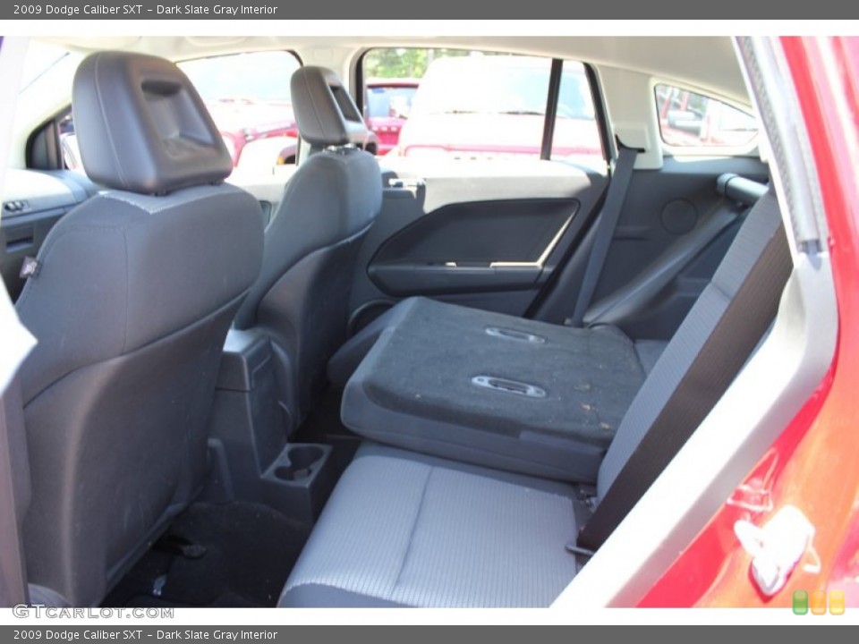 Dark Slate Gray Interior Rear Seat for the 2009 Dodge Caliber SXT #66325914