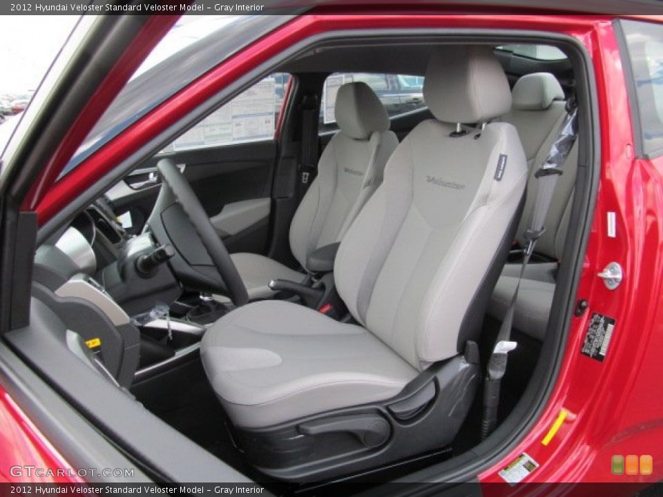 Gray Interior Front Seat for the 2012 Hyundai Veloster  #66329769