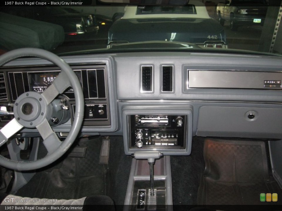Black/Gray Interior Dashboard for the 1987 Buick Regal Coupe #66330069