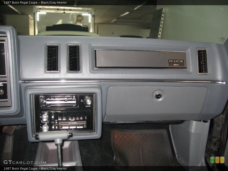 Black/Gray Interior Dashboard for the 1987 Buick Regal Coupe #66330111