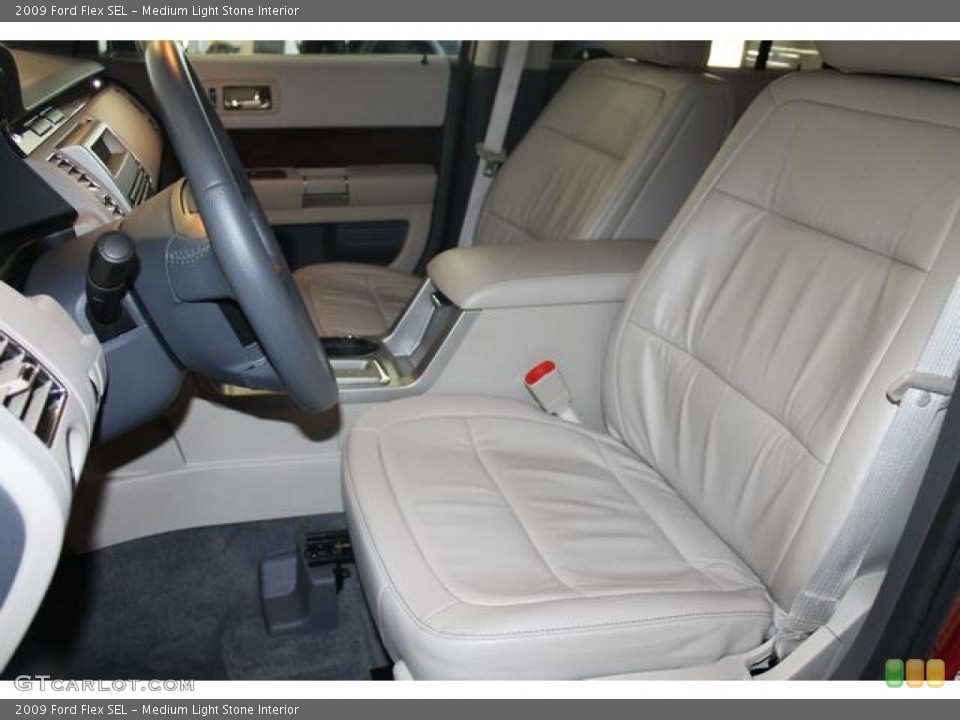 Medium Light Stone Interior Front Seat for the 2009 Ford Flex SEL #66330648