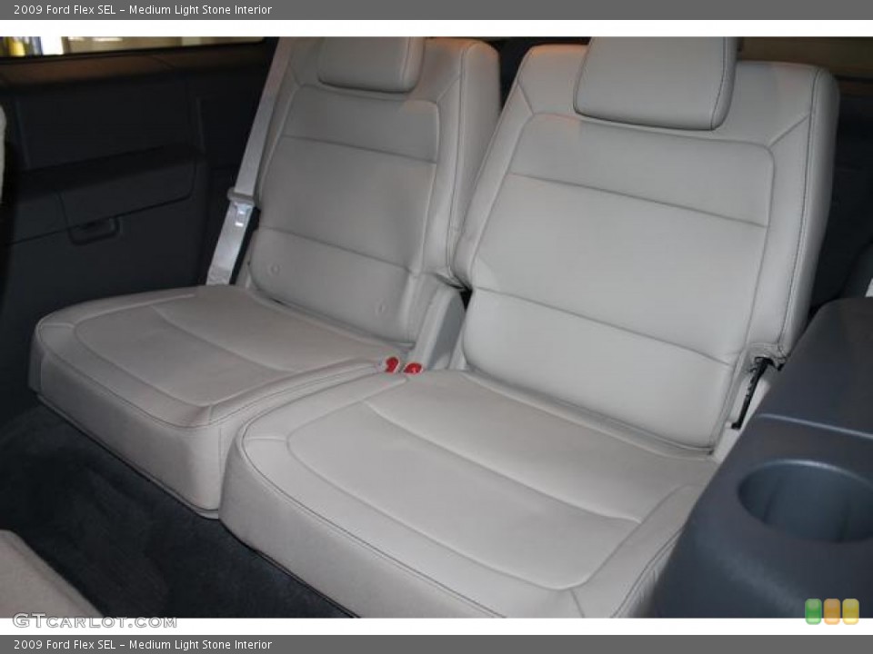 Medium Light Stone Interior Rear Seat for the 2009 Ford Flex SEL #66330681