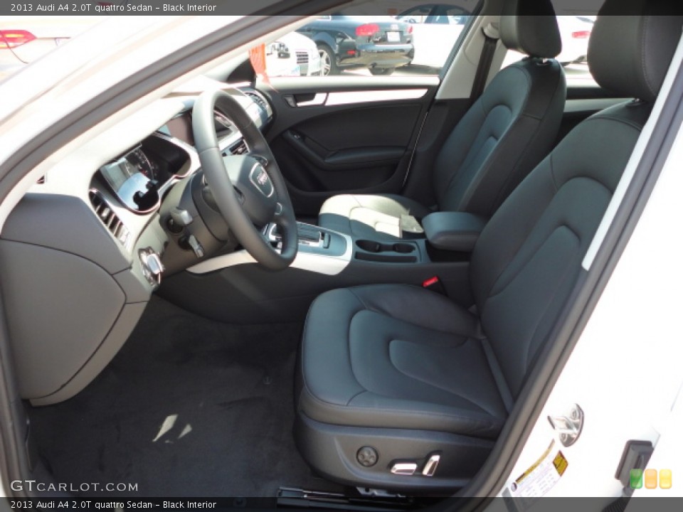Black Interior Front Seat for the 2013 Audi A4 2.0T quattro Sedan #66332214