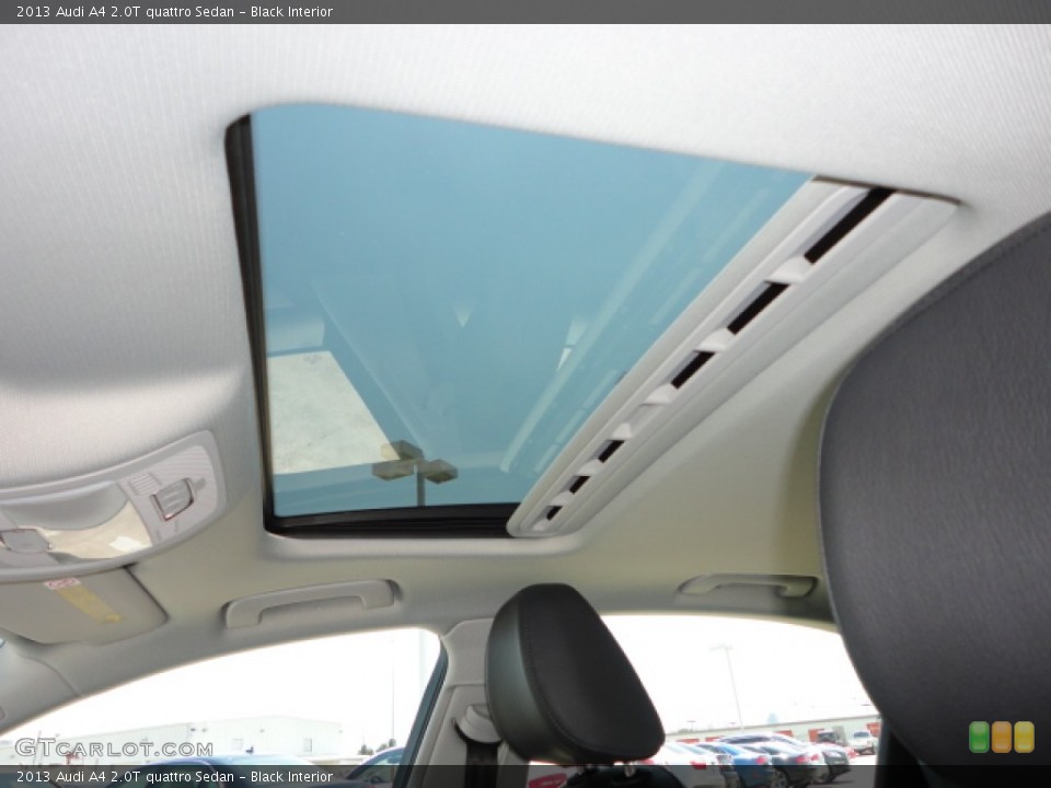 Black Interior Sunroof for the 2013 Audi A4 2.0T quattro Sedan #66332238