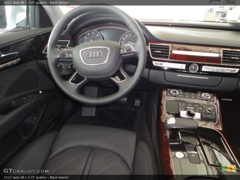 Black Interior Dashboard for the 2013 Audi A8 L 3.0T quattro #66332460
