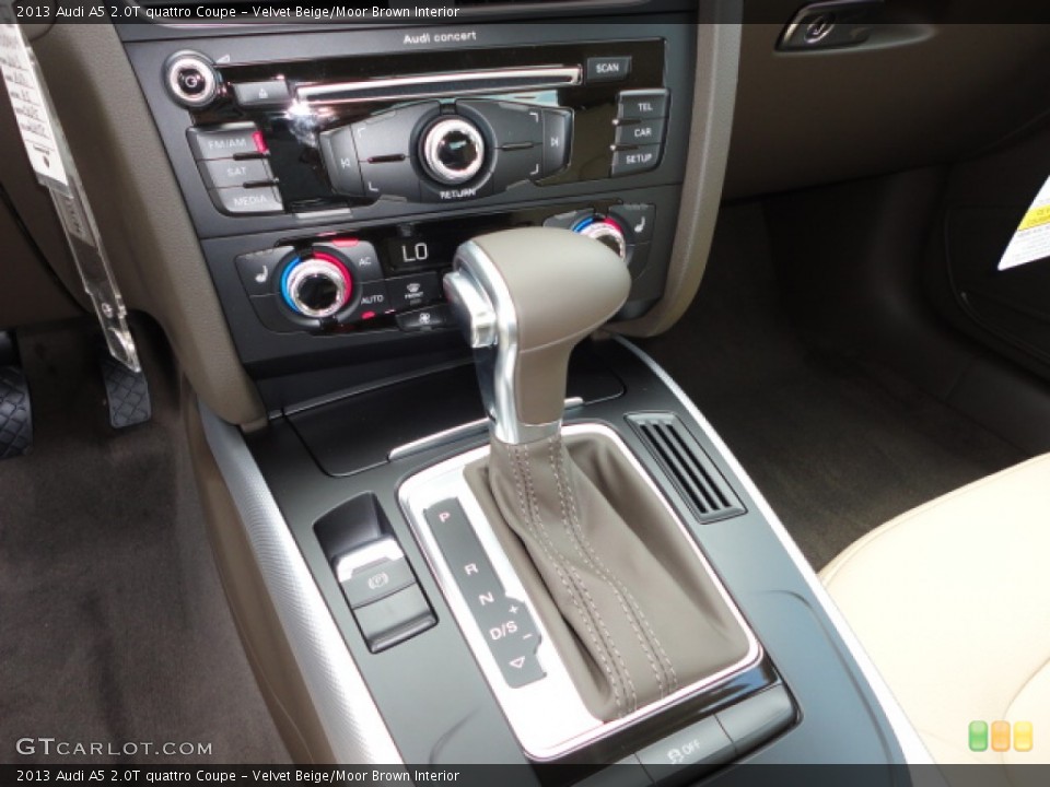 Velvet Beige/Moor Brown Interior Transmission for the 2013 Audi A5 2.0T quattro Coupe #66332685