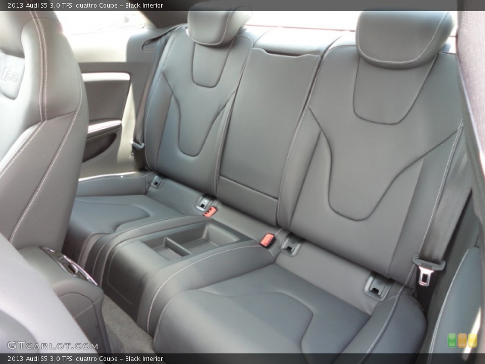 Black Interior Rear Seat for the 2013 Audi S5 3.0 TFSI quattro Coupe #66332733