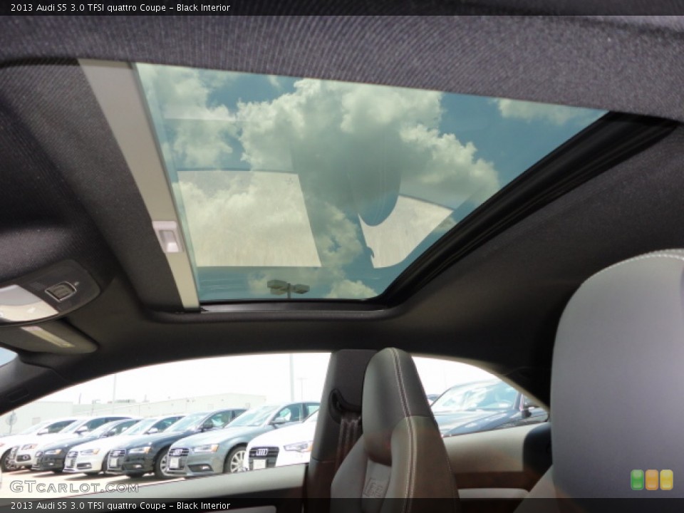 Black Interior Sunroof for the 2013 Audi S5 3.0 TFSI quattro Coupe #66332745