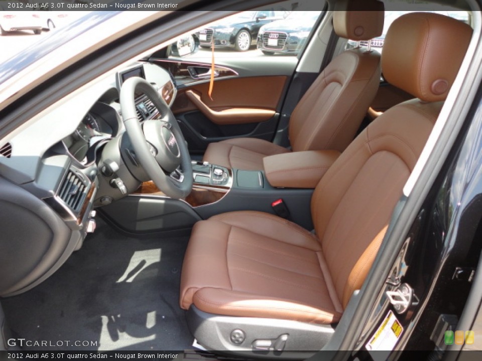 Nougat Brown Interior Photo for the 2012 Audi A6 3.0T quattro Sedan #66332787