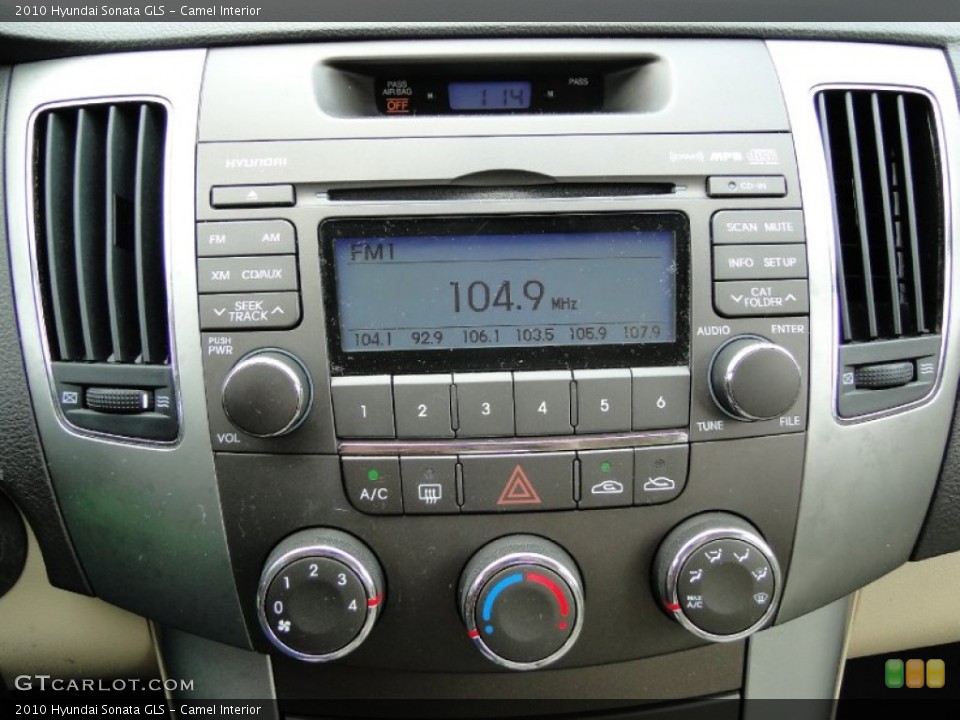 Camel Interior Controls for the 2010 Hyundai Sonata GLS #66335010