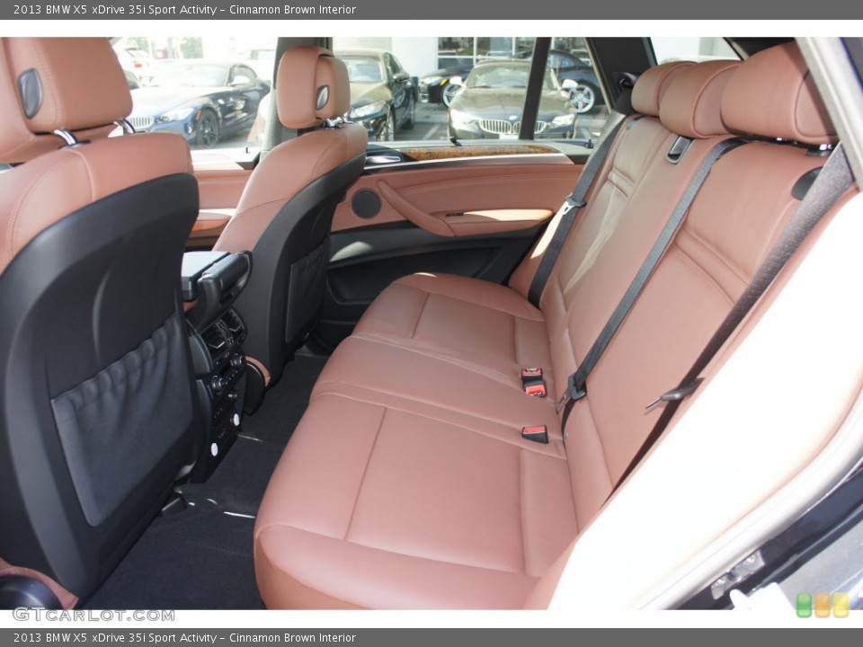 Cinnamon Brown Interior Rear Seat for the 2013 BMW X5 xDrive 35i Sport Activity #66335187